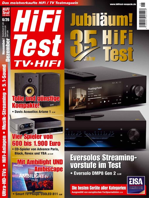 Cover image for HIFI TEST TV HIFI
